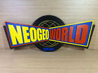 Panneau logo CLEARANCE NEO GEO WORLD en bois - Affichage mural - CD MVS Aes