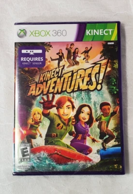 BRAND NEW SEALED IN PLASTIC XBOX 360 Kinect Adventures! Kid's Video Game 2010 - Image 1 of 4