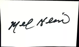 Mel Hein Autografo - Foto 1 di 1