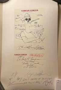 Ralph Steadman "Historical Document - Hunter Thompson" ARTIST PROOF! Signed ! - Picture 1 of 3