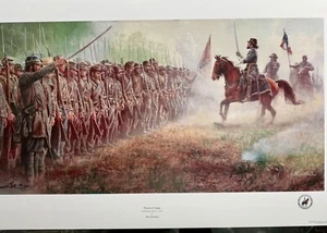 Mort Kunstler - Artist Proof Pickett's Charge - Sammlerstück Bürgerkriegsdruck - Bild 1 von 9