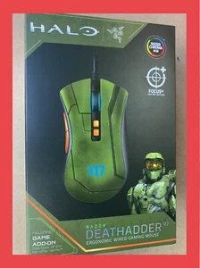 Razer DeathAdder V2 Wired Optical Gaming Mouse - HALO Infinite Edition FREE S/H - Picture 1 of 4