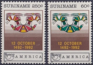 F-EX23403 SURINAME MNH 1992 AMERICA UPAEP DISCOVERY INDIAN PRETROGLIFOS. - Picture 1 of 1
