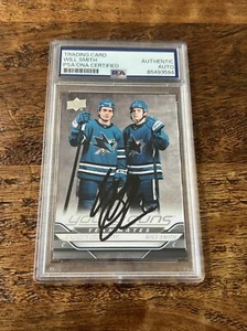 Carta Will Smith IP firmata UD Young Guns PSA DNA Coa Slab Sharks autografata - Foto 1 di 2