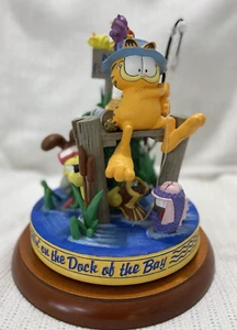 Vintage Garfield Jim Davis  Music  Figurine Sittin on the Dock of the Bay - Picture 1 of 23