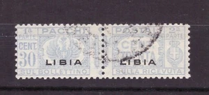 FRANCOBOLLI Italia Colonie Libia 1927-37 Pacchi Postali 30 c. UNI16 ° - Picture 1 of 1