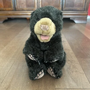 Folkmanis Bebé Oso Negro Cachorro Marioneta de Mano 12" Peluche - Usado - Imagen 1 de 5