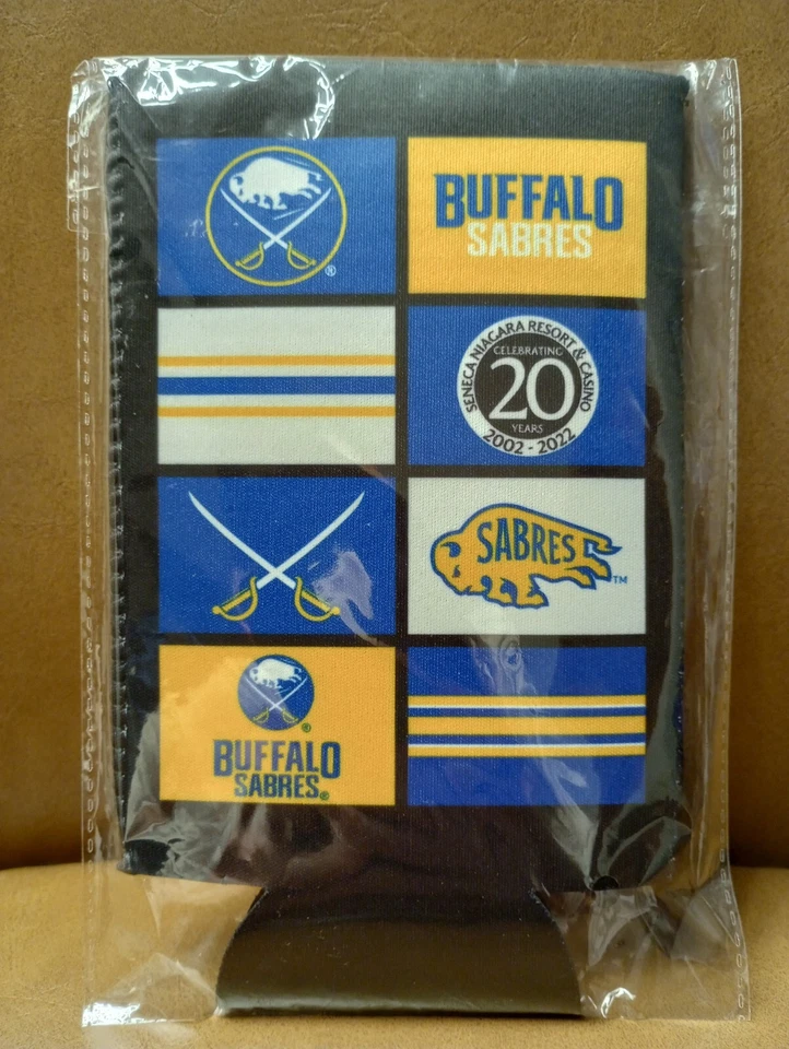 New! BUFFALO SABRES Koozie, Seneca Niagara Resort & Casino Celebrating 20 Years - Image 1 of 1