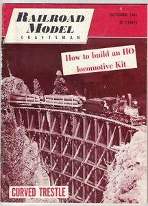 VINTAGE MODEL RAILROAD CRAFTSMAN MAGAZINE (OCTOBER 1961) VOL. 30, NO. 5 - Picture 1 of 5