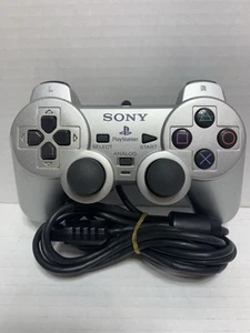 Sony PlayStation 1 Or 2 Silver Wired Controller For Parts Or Repair SCPH-10010 - Picture 1 of 10