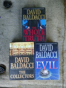 3 First Edition Book Lot From David Baldacci Books 1st Editions - Picture 1 of 8