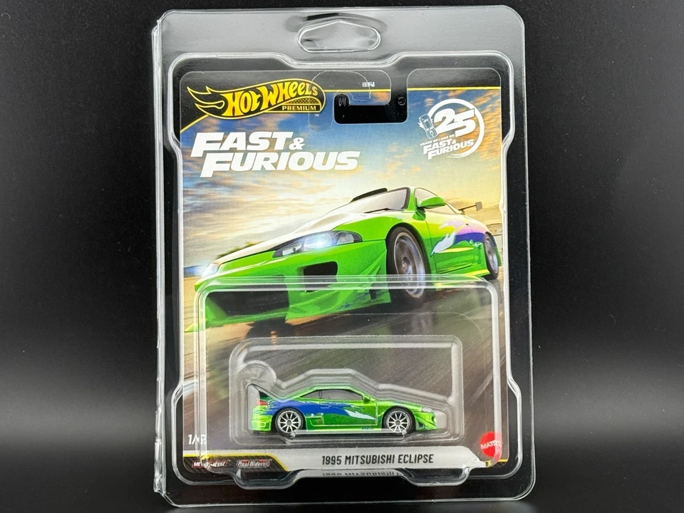 Hot Wheels 1995 Mitsubishi Eclipse Special Fast and Furious HNW46-956N 1/64 - Image 1 of 2