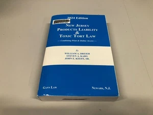 New Jersey Products Liability & Toxic Tort Law 2024 Edition Gann Law - Imagen 1 de 4