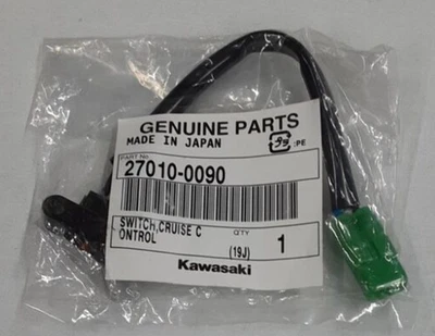 Interruptor de controle de cruzeiro 2009-2023 Kawasaki Vulcan 1700 fabricante de equipamento original 27010-0090 - Imagem 1 de 4
