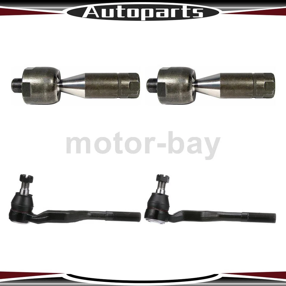 Конец внешнего внутреннего анкерного стержня 4 шт подходит для Toyota Tacoma 2000 2001 2002 2004 1995 годов выпуска - Изображение 1 из 4