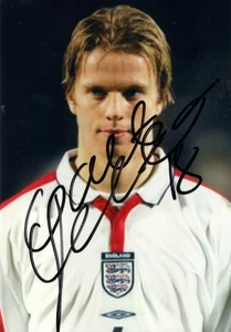 ENGLAND, MIDDLESBROUGH& SUNDERLAND: GRANT LEADBITTER SIGNED 6x4 ACTION PHOTO+COA - Picture 1 of 1