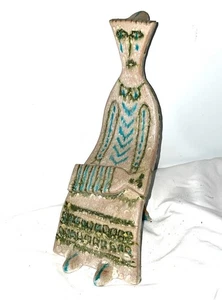 EARLY GUIDO GAMBONE ART POTTERY SCULPTURE stylized Mother & Child Italy Italian - Picture 1 of 9