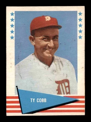 Fleer #14 Ty Cobb EX+ X3064870 1961 Foto 1 de 2