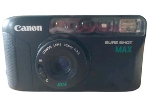 Canon Sure Shot MAX 35mm film point and shoot camera w/ 38mm 1:3.5 WORKING - Picture 1 of 9