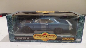 NIB 1996 Ertl AMERICAN MUSCLE 1/18 SCALE diecast 1969 Dodge Super Bee blue - Picture 1 of 10