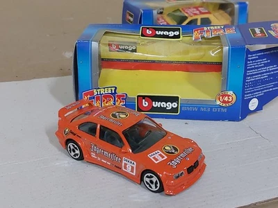 1/43 BMW M3 Street Fire Collection #1 DTM Burago Neuf box Made Italy 1994 - Immagine 1 di 3
