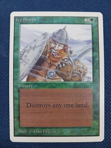 MTG Ice Storm Magic the Gathering Unlimited Edition Uncommon NM - Picture 1 of 2