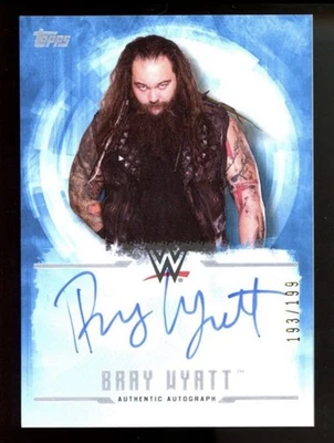 2017 Topps WWE Undisputed Bray Wyatt Auto Autograph #/199 - Image 1 of 2