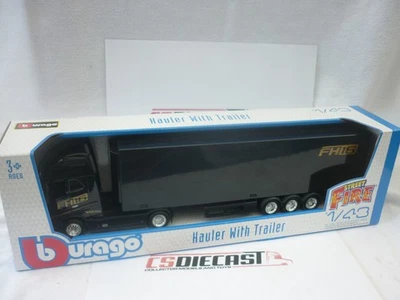 Remolque Burago con remolque camión moderno 1:43 Volvo FH16 750 XXL Foto 1 de 4