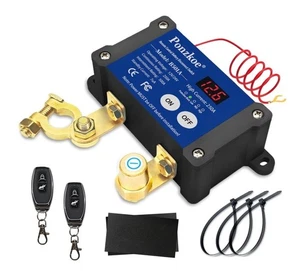 Interruttore Sezionatore Batteria Telecomando Intelligente 250A 12V 24V - Interruttore Rapido Kill per Auto, - Foto 1 di 9