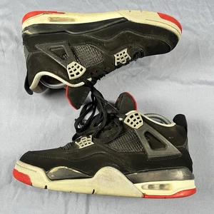 Zapatilla deportiva de baloncesto Nike Air Jordan 4 retro negra cemento para hombre talla 8 308497-089 - Imagen 1 de 9