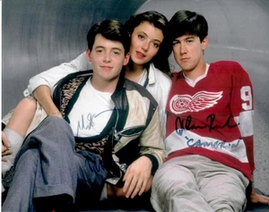 Ferris Buellers Day Off Cast signed 8x10 Foto Autogramm Broderick Ruck Sara COA - Bild 1 von 1