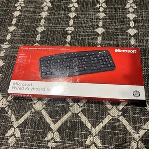 Microsoft Wired Keyboard 500 RT2300 PC PS/2 Open Box - Picture 1 of 11