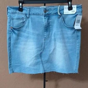 Celebrity rosa Denim Minirock helle Waschung Junior Größe 11/30 - Bild 1 von 8