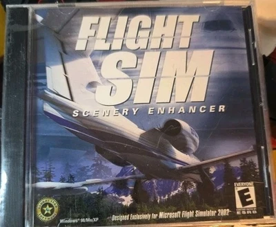 Microsoft Flight Sim Scenery Enhancer - PC (E-Everyone) Windows 98/Me/XP Sealed - Image 1 of 2