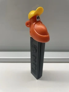 Vintage PEZ Mimic Monkey, no feet, 3.4 Austria Dual IMC, Orange & Yellow cap - Bild 1 von 20