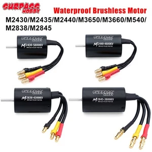 SURPASS HOBBY 3100/4800/5800KV Brushless Motor For 1/10 1/12 1/18 RC Car Boat - Picture 1 of 33