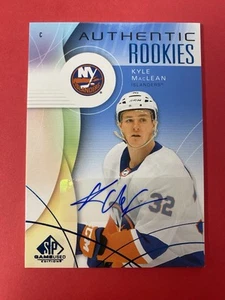 2024-25 SP Game Used Kyle MacLean Auto Blue Rookie RC #205 New York Islanders - Picture 1 of 1