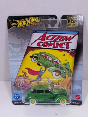 Hot Wheels Premium Pop Culture Action Comics #1 Action Sedan - New In Package! - Image 1 of 4