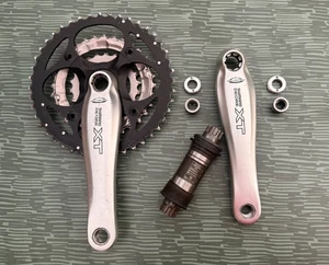 Shimano Deore XT FC-M752 Crankset 175mm 22-32-44T + BB-ES300-E | Retro MTB (B5) - Picture 1 of 7