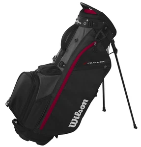 Wilson Feather 2025 Black Grey Red Stand Golf Bag - Picture 1 of 7