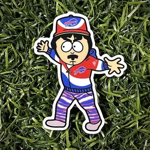 Buffalo Bills X South Park Randy Marsh Mafia Fight Die Cut Stickers Cartoon - Picture 1 of 4