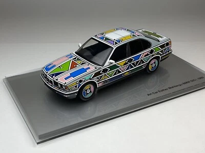 ART CAR 1/18 BMW 525i 1991 Esther Mahlangu (AUTOART NOREV GTSPIRT OTTO MINICHAMP - Immagine 1 di 4
