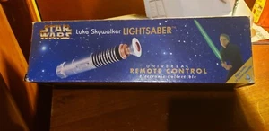 1997 Star Wars Luke Skywalker Universal Remote Control Lightsaber Tested - Picture 1 of 11