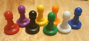8 piezas de repuesto de tablero de juego deslizadores movedores peones 1" Lo siento pista Parcheesi - Imagen 1 de 2