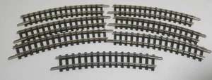 Minitrix N 4914 10x Gebogenes Gleis R1 24° Konvolut gebraucht - Picture 1 of 2