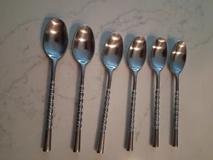 STANLEY ROBERTS STAINLESS JAPAN IBIZA TEASPOONS - Picture 1 of 6