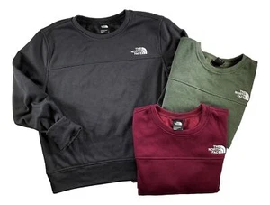 The North Face Pullover Jacket Crewneck Fleece Lined Sweatshirt DEFECT New - Picture 1 of 13