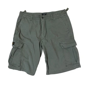 Vtg Ralph Lauren Polo Jeans Military Surplus Cargo Shorts Army Green Sz 38 - Picture 1 of 6