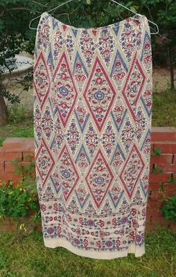 Falda y concha de salón estilo rap largo completo de seda marca Charter Club para mujer Foto 1 de 4