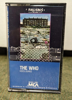 The Who - Hooligans (Cassette Tape, 1982, MCA) - Image 1 of 3